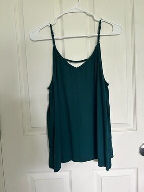SO Teal Green V-Neck Spaghetti Strap Camisole